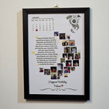 Moon Collage Photo Frame | Customized Personalized Gift Frame - Printox