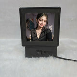 Personalized Rotating Photo Lamp with 5 Square Photos | Custom 4x4 Photo Night Lamp | 360° Spinning Memory Lamp | Best Personalized Gift - Printox