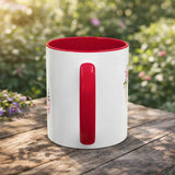 Personalized Inner Color Ceramic Mug with Initial Letter N – Custom Printed Photo & Gift Mug - Printox