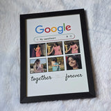 Personalized Google Collage Photo Frame for Wall Decor