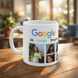 Personalized Google-Style Photo Collage Ceramic Mug – Premium Printed Photo Coffee Mug for Gifting - Printox