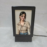 Personalized Rotating Photo Lamp with 5 Photos | Custom Photo Night Lamp | 360° Spinning Memory Lamp | Best Gift for Birthday, Anniversary & Couples - Printox