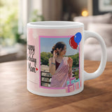 Memories in a Mug – Personalized Birthday Photo Ceramic Mug with Name | Printed Gift Mug - Printox