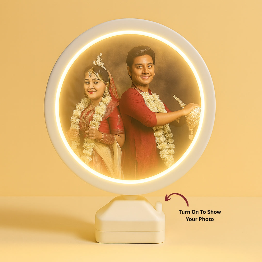 Printox Magic Mirror Photo Frame | Personalized LED Display Mirror