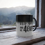 Personalized Heart Photo Magic Mug | Heat Sensitive Color Changing Ceramic Photo Mug - Printox
