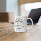 Happy Birthday Printed Ceramic Mug | Premium Glossy Gift Mug for Coffee & Tea - Printox