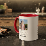 Personalized Photo Printed Ceramic Inner Color Coffee Mug – Custom Music Player Design Gift Mug - Printox