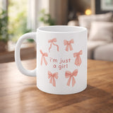 Cute Bow Design Ceramic Mug – Premium Glossy Printed Mug for Coffee, Tea & Gifting - Printox