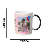 Personalized Birthday Photo Magic Mug | Heat Sensitive Color Changing Ceramic Coffee & Tea Mug - Printox