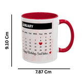 Personalized Inner Color Ceramic Photo Mug – Premium Printed Gift Mug for Coffee & Tea - Printox