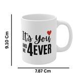 Personalized Heart Photo Mug – Custom Love Collage Ceramic Coffee Cup - Printox