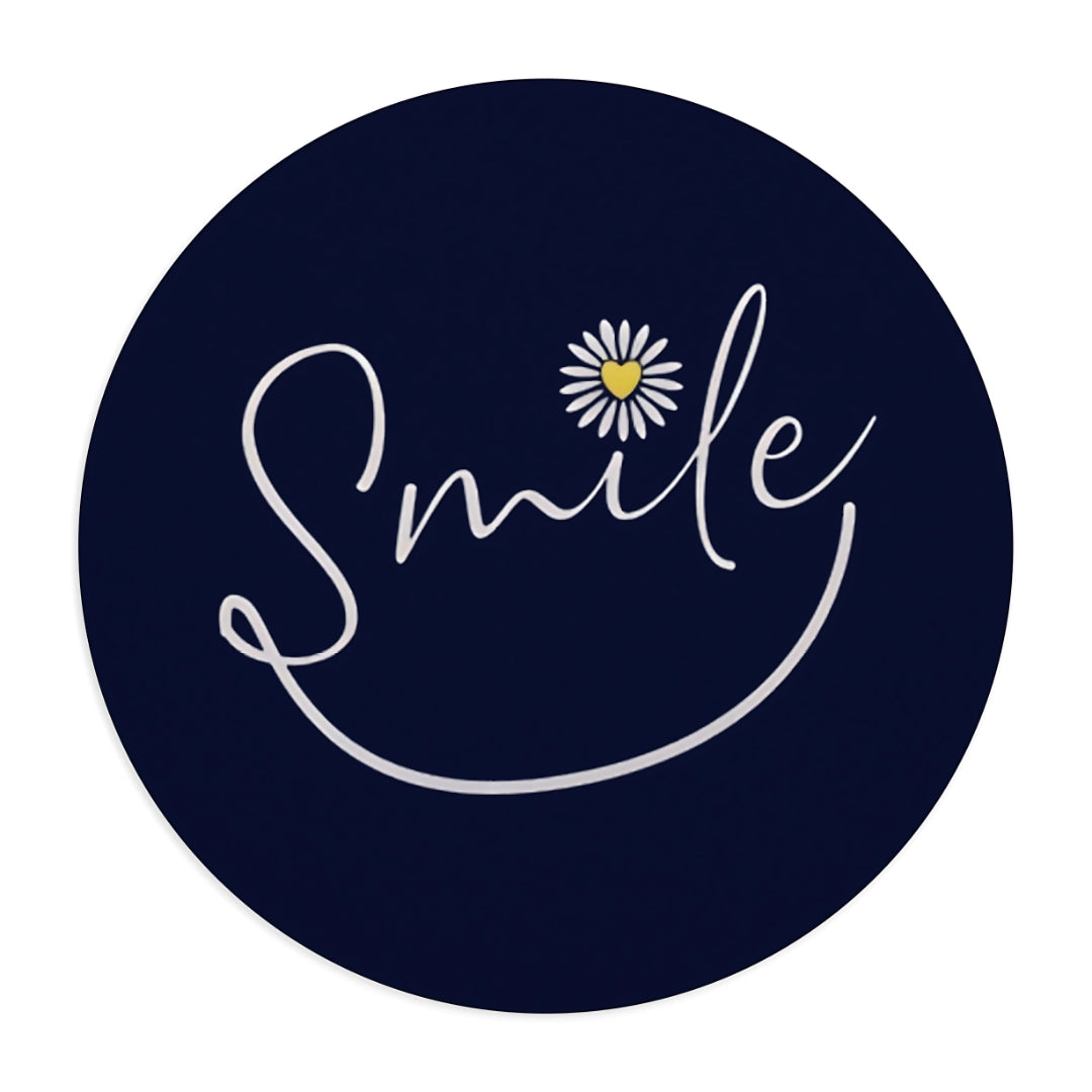 Daisy Smile Mouse Pad – Brighten Your Desk with Joy