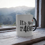 Personalized Heart Photo Magic Mug | Heat Sensitive Color Changing Ceramic Photo Mug - Printox