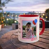 Personalized Inner Color Photo Mug – Premium Ceramic Printed Gift Mug for Coffee & Tea