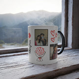 Personalized Date Reveal Magic Mug | Heat Sensitive Color Changing Photo Ceramic Mug for Coffee & Tea - Printox