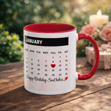 Personalized Inner Color Ceramic Photo Mug – Premium Printed Gift Mug for Coffee & Tea - Printox