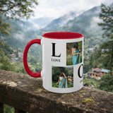 Personalized Inner Color Ceramic Photo Mug – Glossy Printed Coffee & Tea Gift Mug