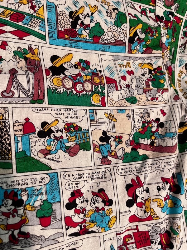 Sunday Comics Mickey Mouse shirt-extra small gallery
