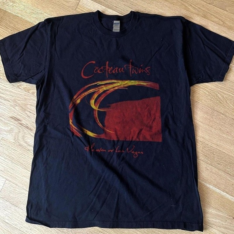 Cocteau Twins Heaven or Las Vegas Album NAvy Shirt AN47715