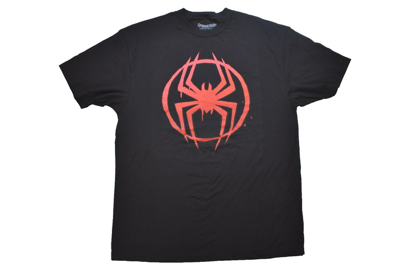 Spider-Man Across The Universe Mens Big & Tall Splatter Logo Shirt New 2XLT