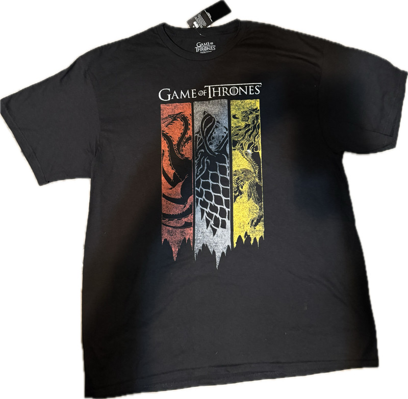 BIG Sale! New with Tags – Black Game of Thrones Graphic T-Shirt – Size Adult XL