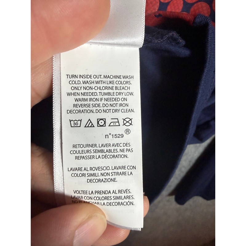 Polo Ralph Lauren Mens Big Pony Pixelated Graphic Blue Red XL Lightweight Hoodie gallery