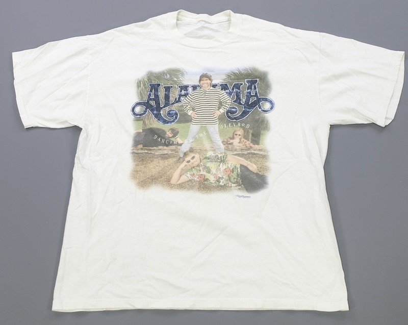 Rare VTG Alabama Dancing On The Boulevard 1997 Tour T Shirt 90s Country White
