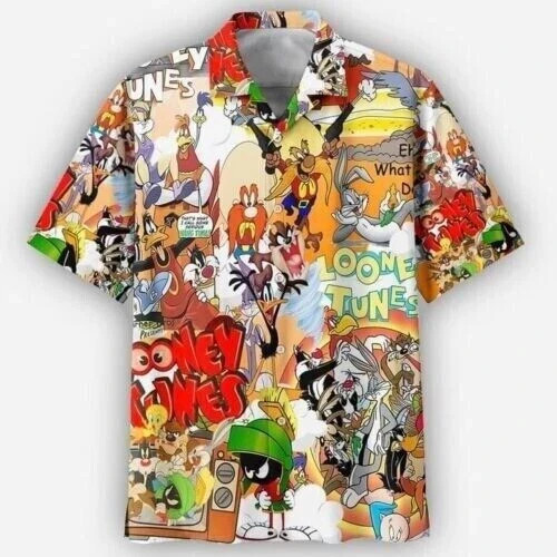 Looney Tunes Print 3D Hawaiian Shirt all size S-5XL VK13378