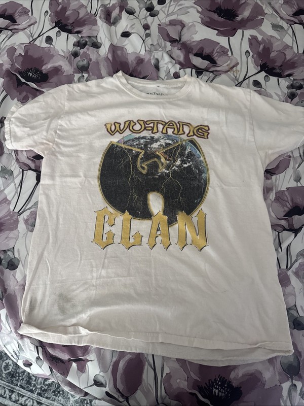 Wu Tang Clan Classic Logo T Shirt Size Large