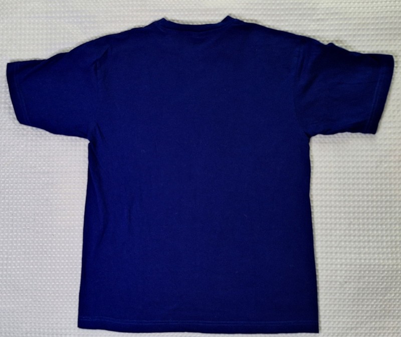 Africa Embroidered Souvenir Blue T-shirt Size L Airborne Kenya gallery