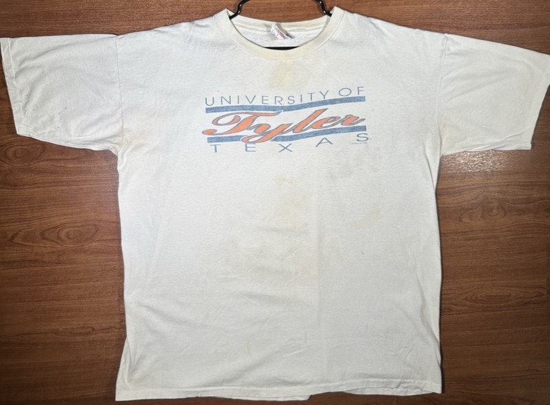 Vintage 90s University of Tyler Texas T Shirt USA Single Stitch XL (3)