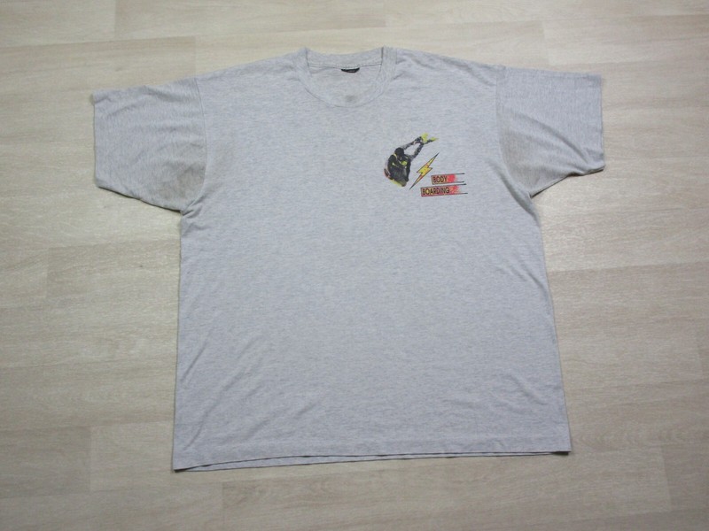 Vintage 1992 Thunder Island T Shirt Size (2XL) 90s Surfer "Body Boarding" Rush gallery