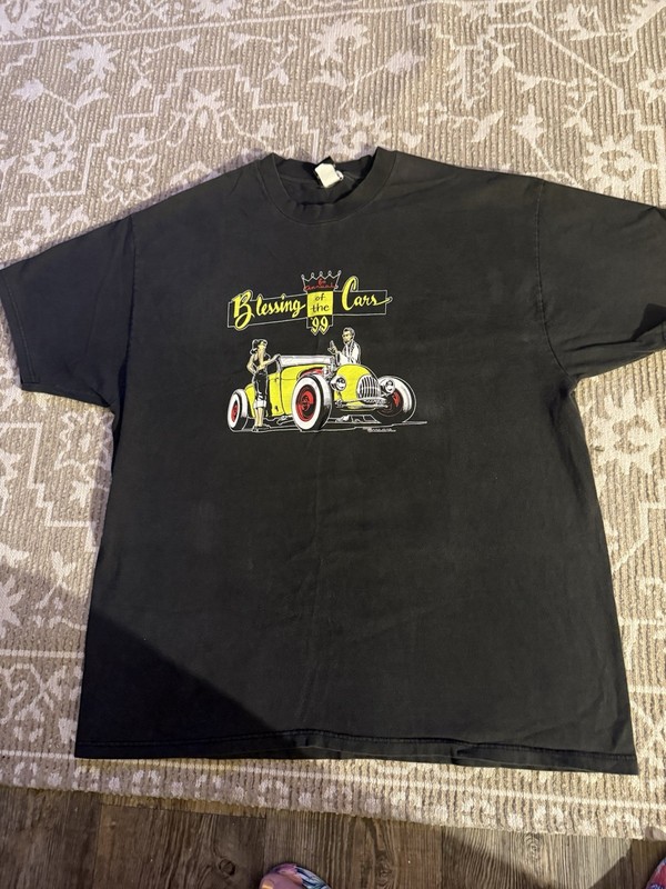 Cool Vintage 6th Annual Blessing Of The cars 99 Lucky B Apparel Xl To Xxl gallery