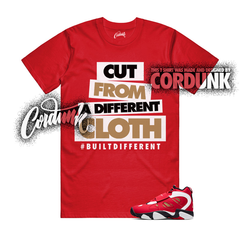 Air Diamond Turf 2 Red Gold 2026 Prime White Black Metallic T Shirt Match CLOTH