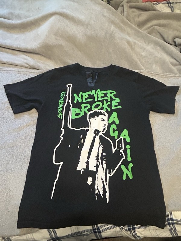 BRAND NEW NBA YOUNGBOY X VLONE WINDOW TEE BLACK XL 100% AUTHENTIC