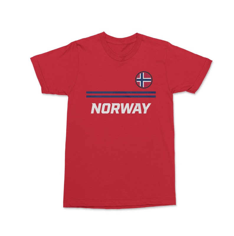 Norway Soccer Fans Haaland 9 Jersey Style Unisex T-Shirt gallery