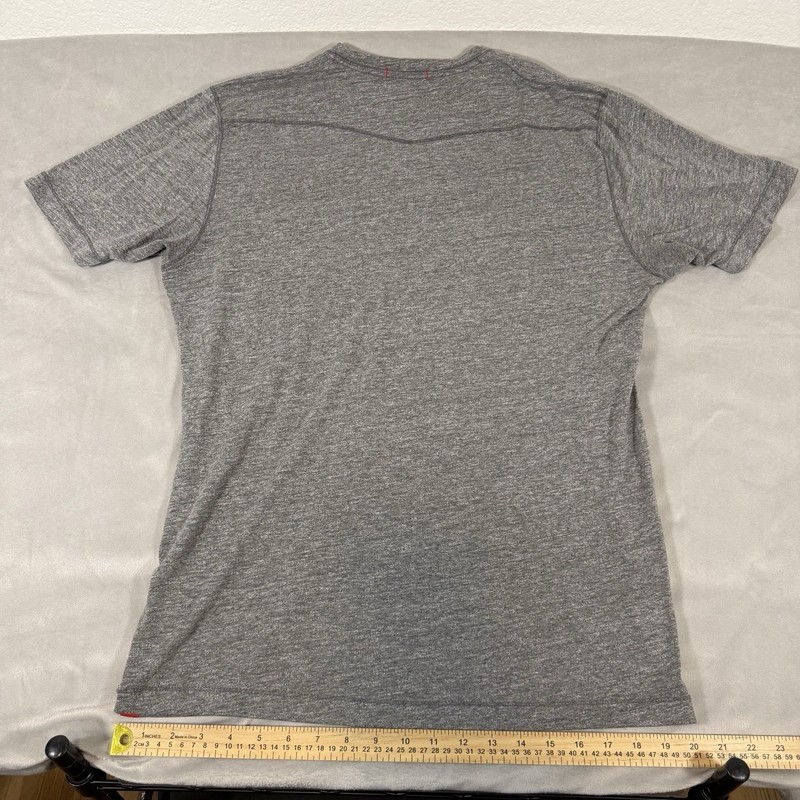 Agave Denim Standard Fit T-Shirt Mens Medium Heather Gray Crew Neck Tee gallery