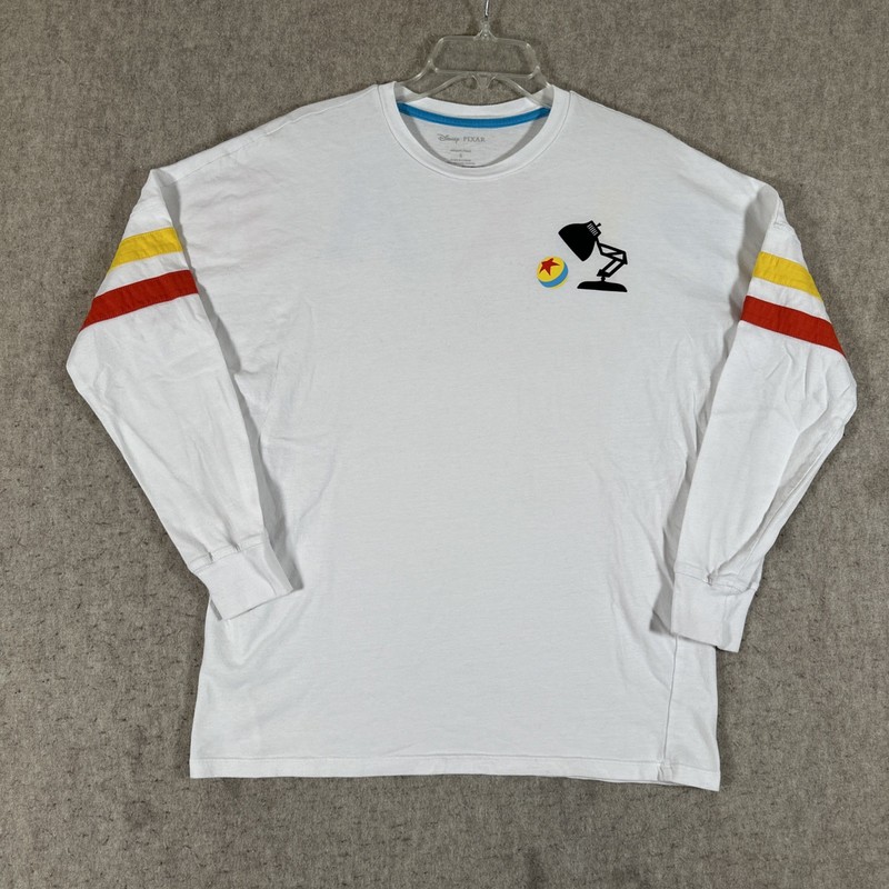 Disney Pixar Hype Spirit Jersey Sz Small White With Multi Logo