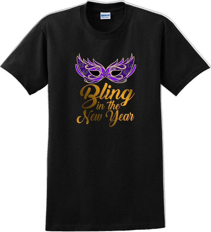 Bling in the New Year – New Years Shirt – 12 color choices