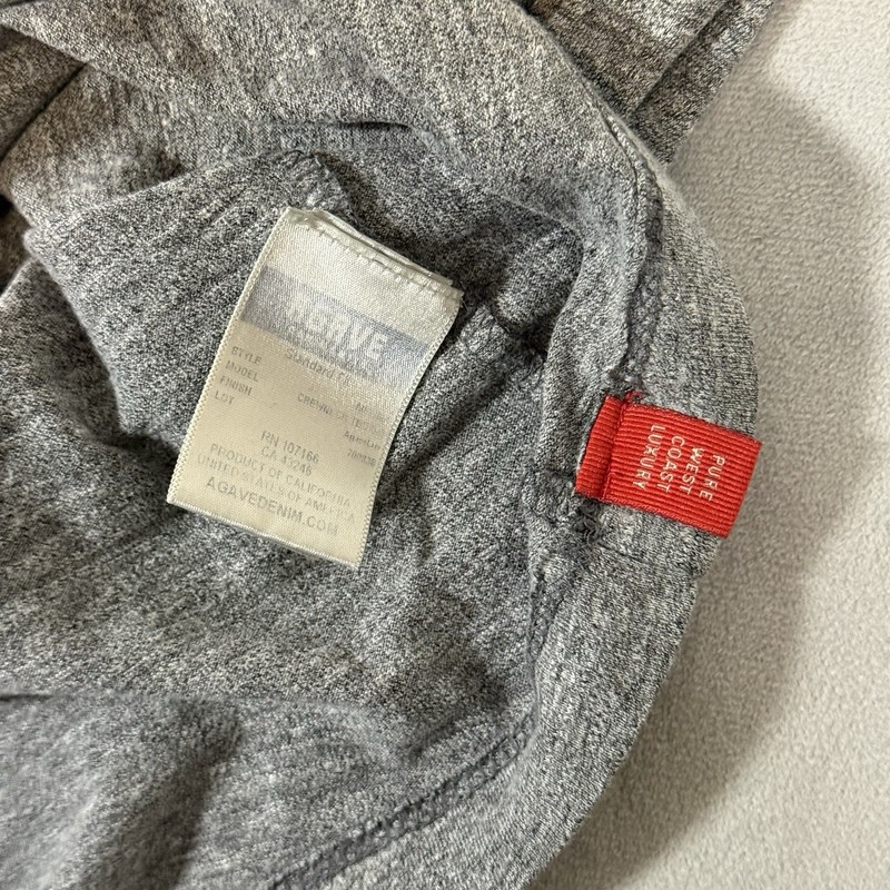 Agave Denim Standard Fit T-Shirt Mens Medium Heather Gray Crew Neck Tee gallery