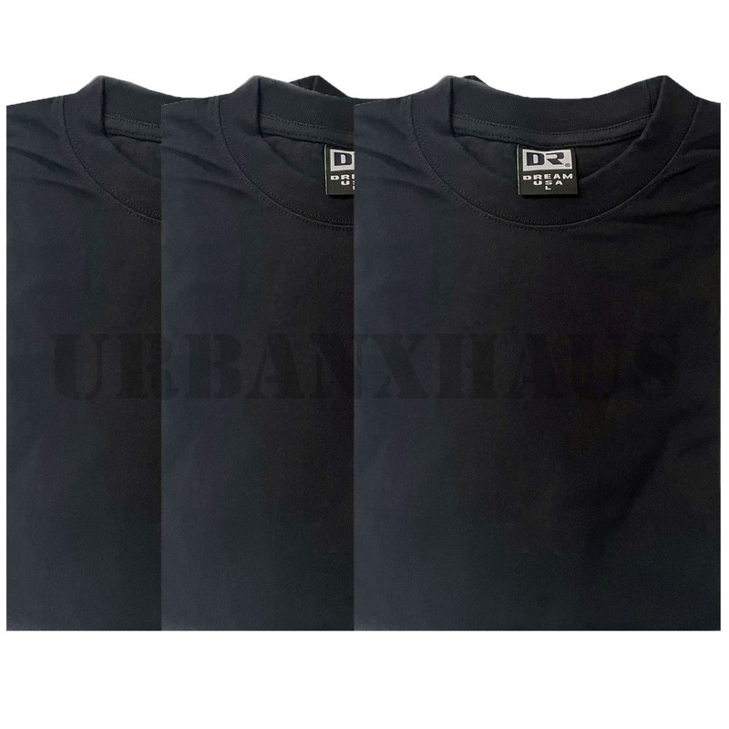DREAM USA SHORT SLEEVE HEAVY-WEIGHT T SHIRT (S-5XL) *3 PACK
