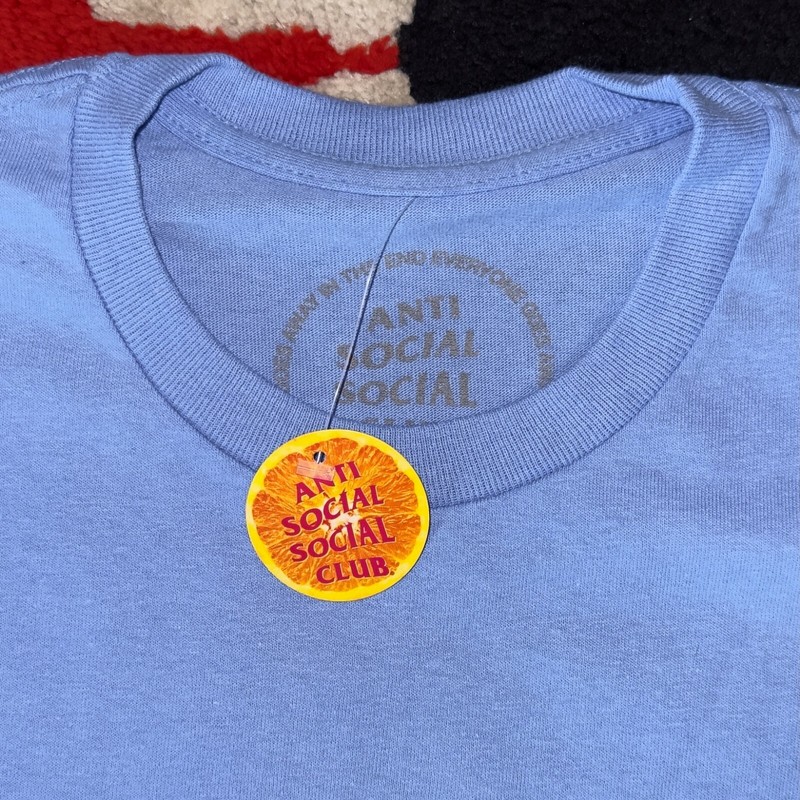 Size M - Anti Social Social Club Deeper Than Usual Tee Aquatic Blue gallery