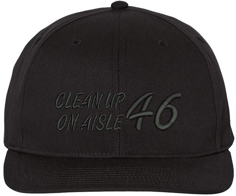 Clean up on aisle 46 Richardson Embroidered One Size Fits All Baseball Hats