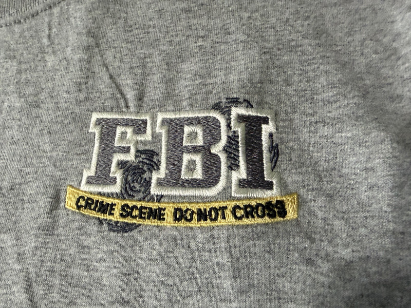 FBI Crime Scene Do Not Cross t-shirt - Small NWT gallery