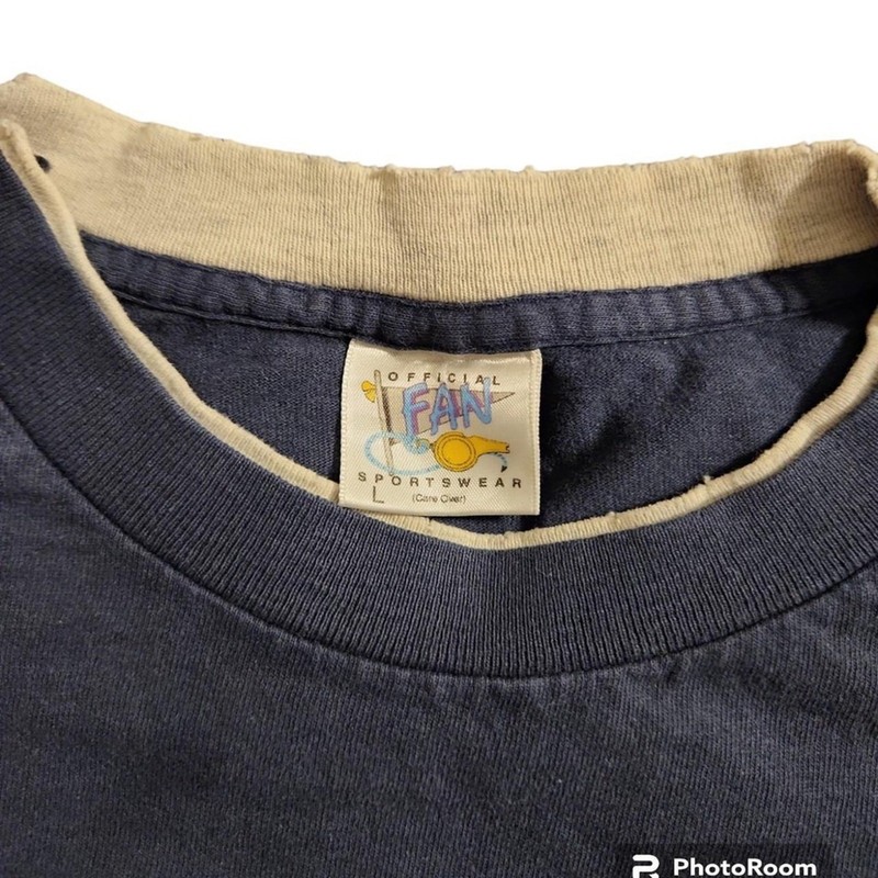 NY Yankees 1994 single stitched double sleeve distressed size Large gallery