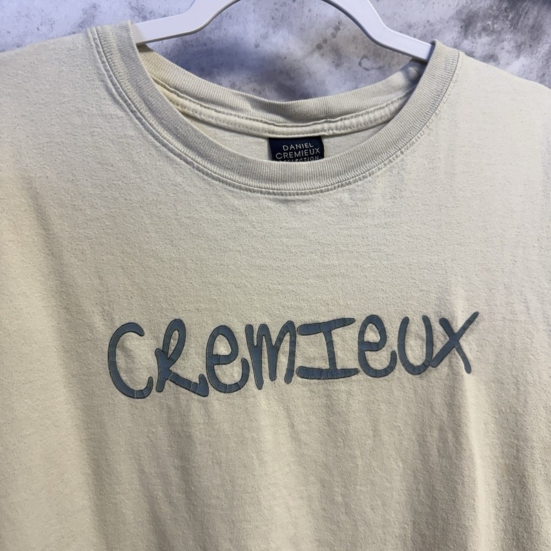 Vintage Daniel Cremieux T Shirt Mens XL White Y2K Short Sleeve Embroidered