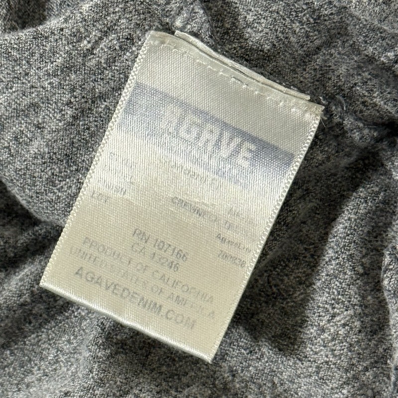 Agave Denim Standard Fit T-Shirt Mens Medium Heather Gray Crew Neck Tee gallery