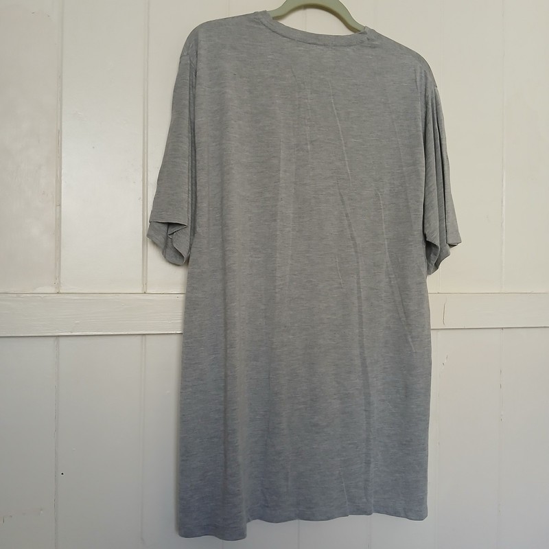 Sense of Place T-Shirt by Urban Research Japan Side Slits Gray Minimalist OS gallery