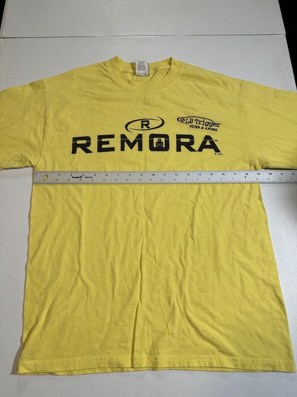 Hanes Long Sleeve Shirt Men’s M Yellow Remora Trigger Beefy Long Sleeve Shirt 14 gallery