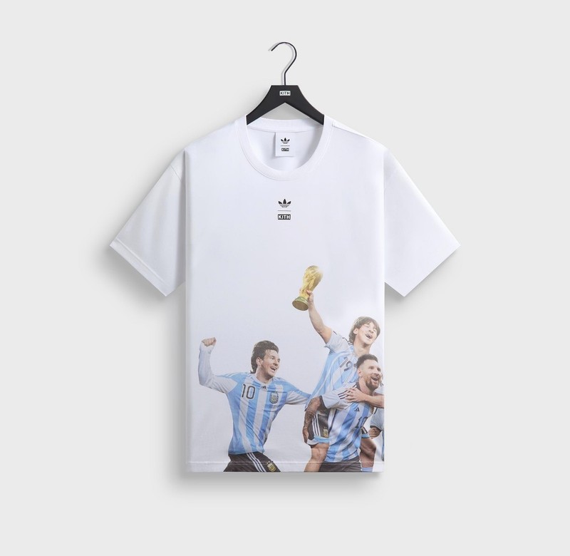 Kith x Adidas Messi Football World Cup Tee White Size S